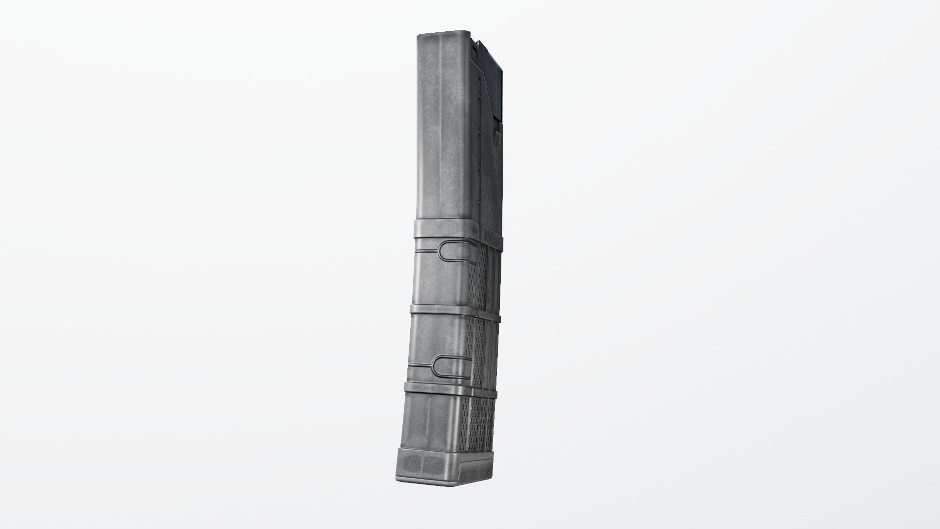 Lancer L5AWM 30 Round M4 Magazine Free low-poly 3D model_13