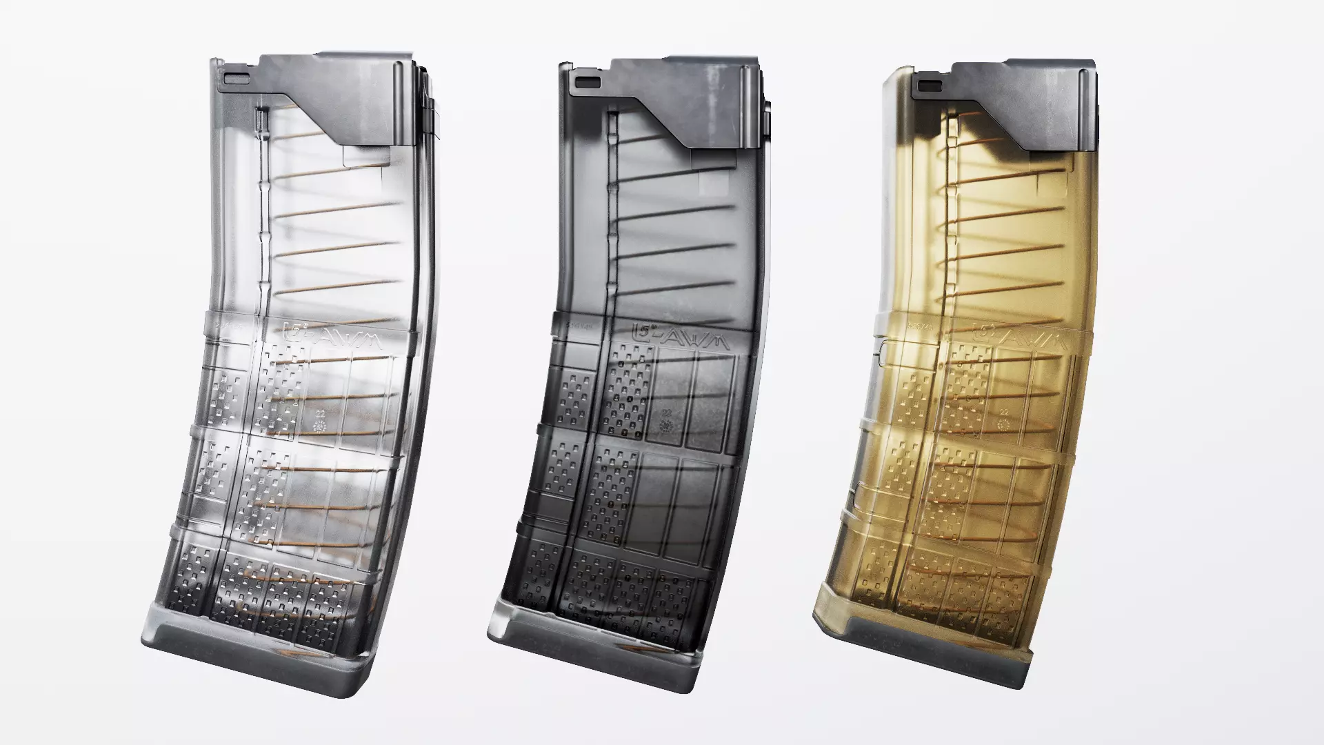 Lancer L5AWM 30 Round M4 Magazine Free low-poly 3D model_0