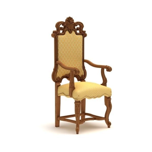Carved armchair - 3