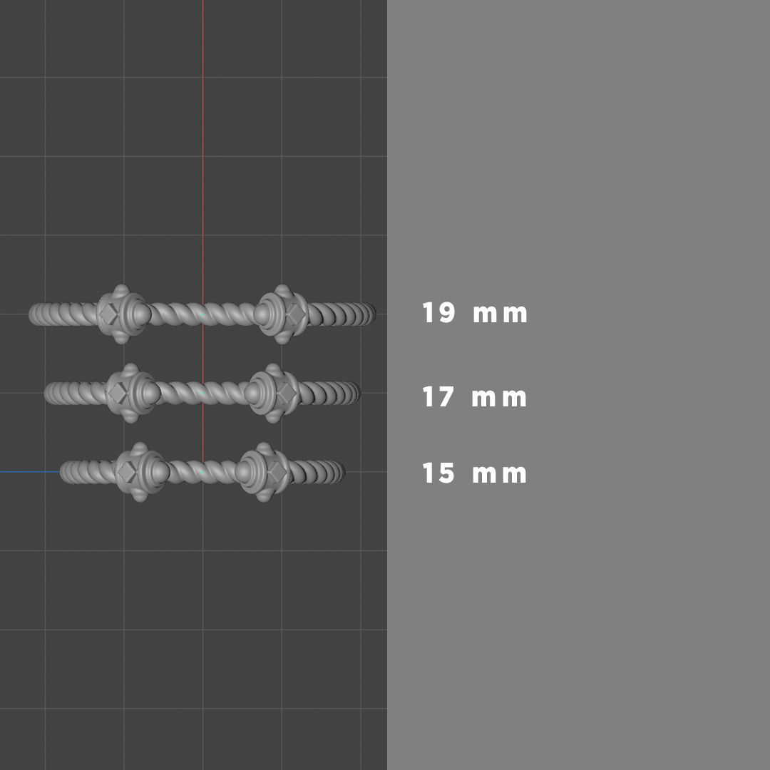 David Yurmann Inspired 2 Ring 3D print model_3