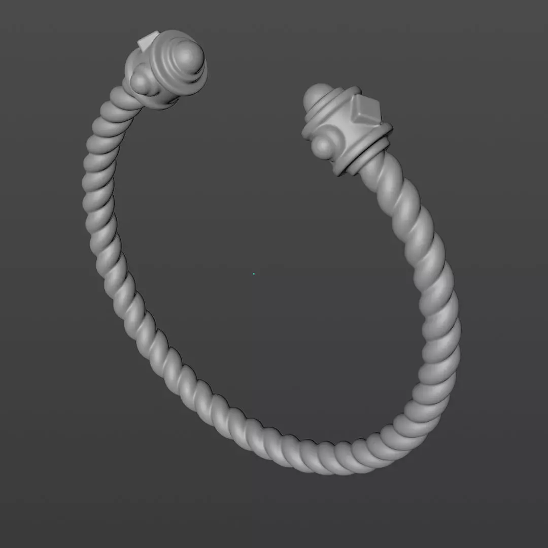 David Yurmann Inspired 2 Ring 3D print model_0