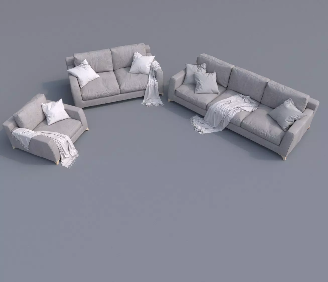 Mr floyed sofa and chair 3D model_0