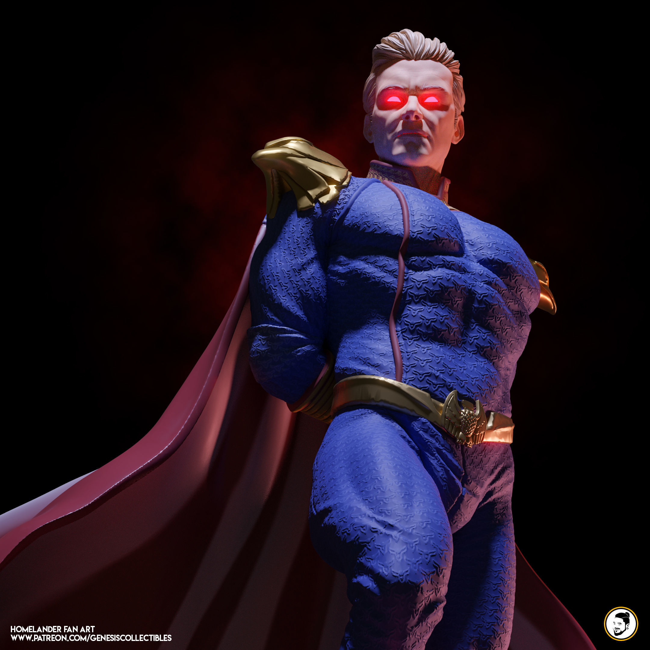 Homelander The Boys Fan Art 3d Printable Model Homelander The Boys Fan Art 3d Printable Model