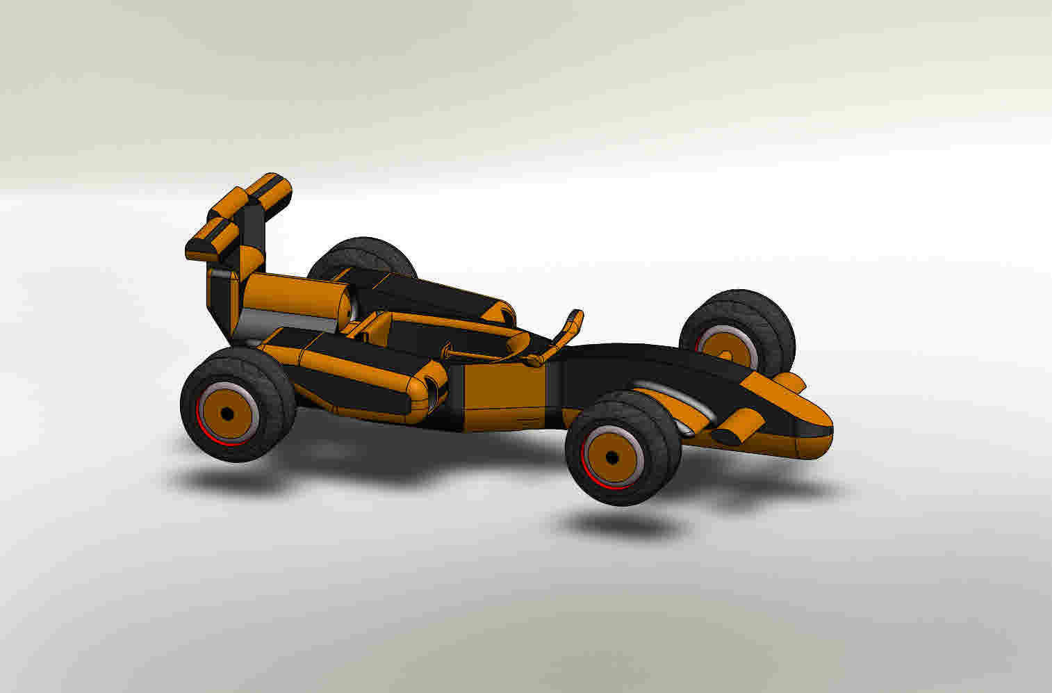 F1 car 3D model_2