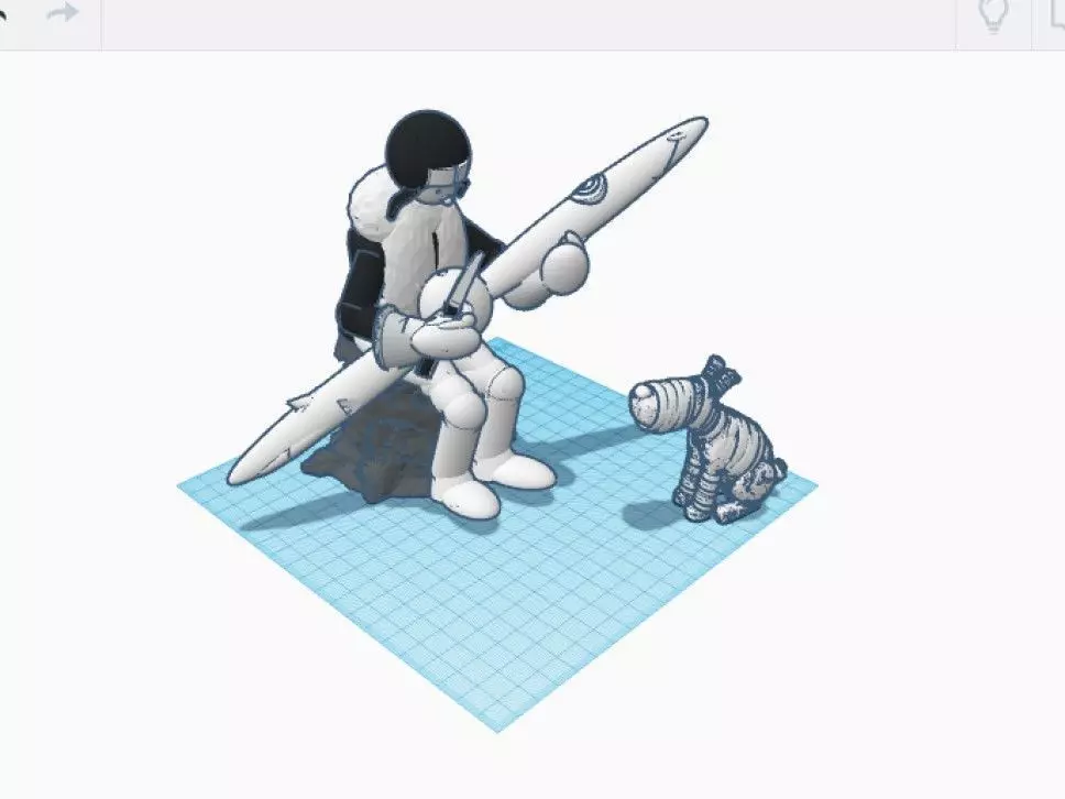 Tintin in the Soviets 3D print model