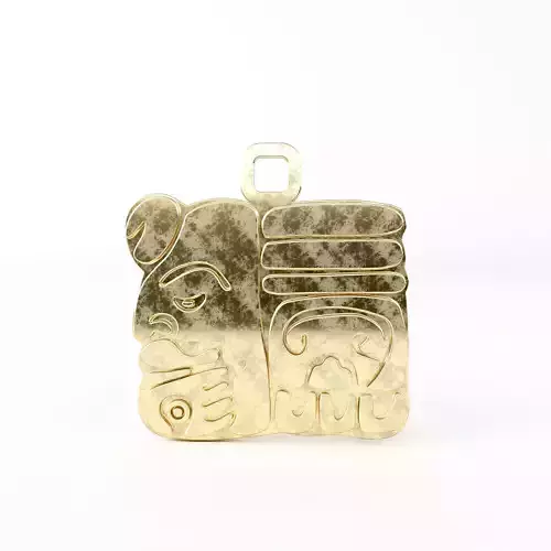 Mayan pendant A6