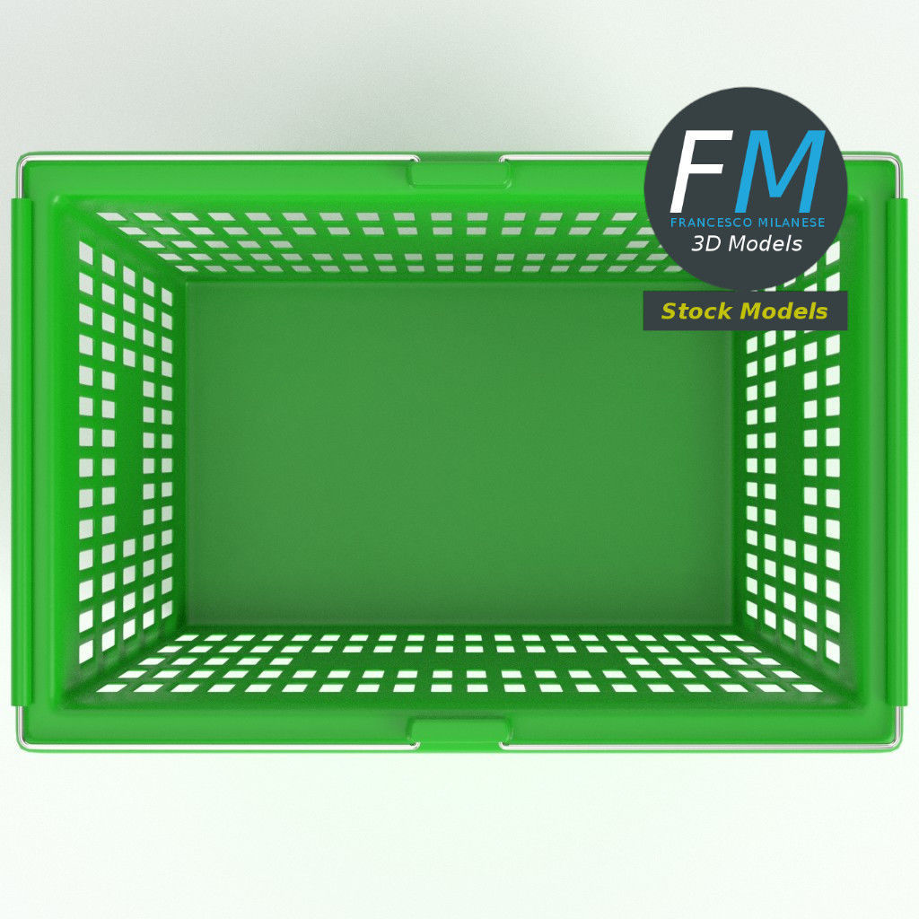 Shopping basket 1 3D model_6