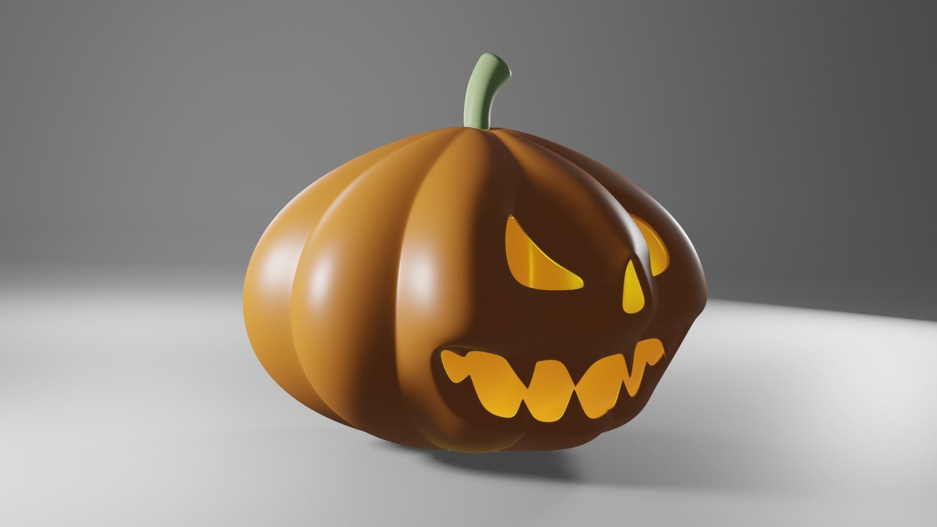 Pumpkin for halloween 3D print model_1