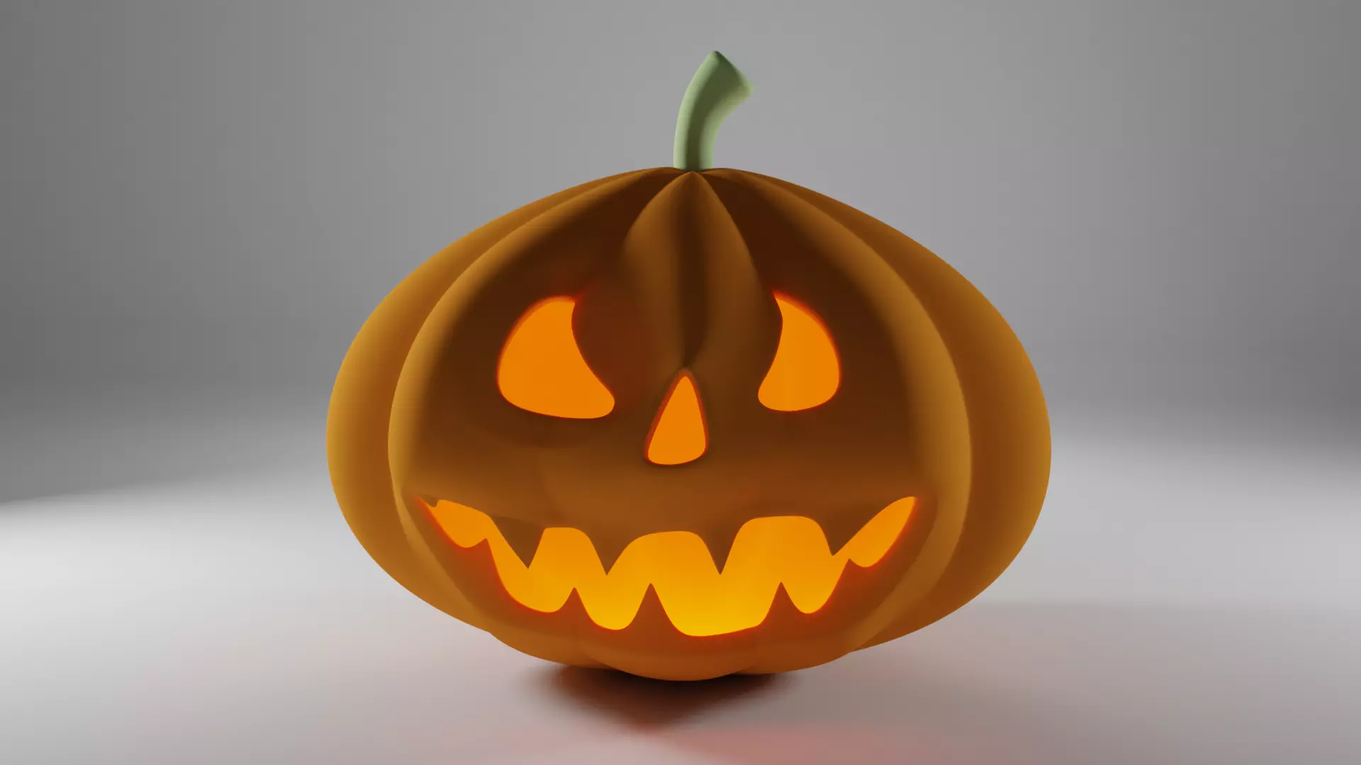 Pumpkin for halloween 3D print model_0