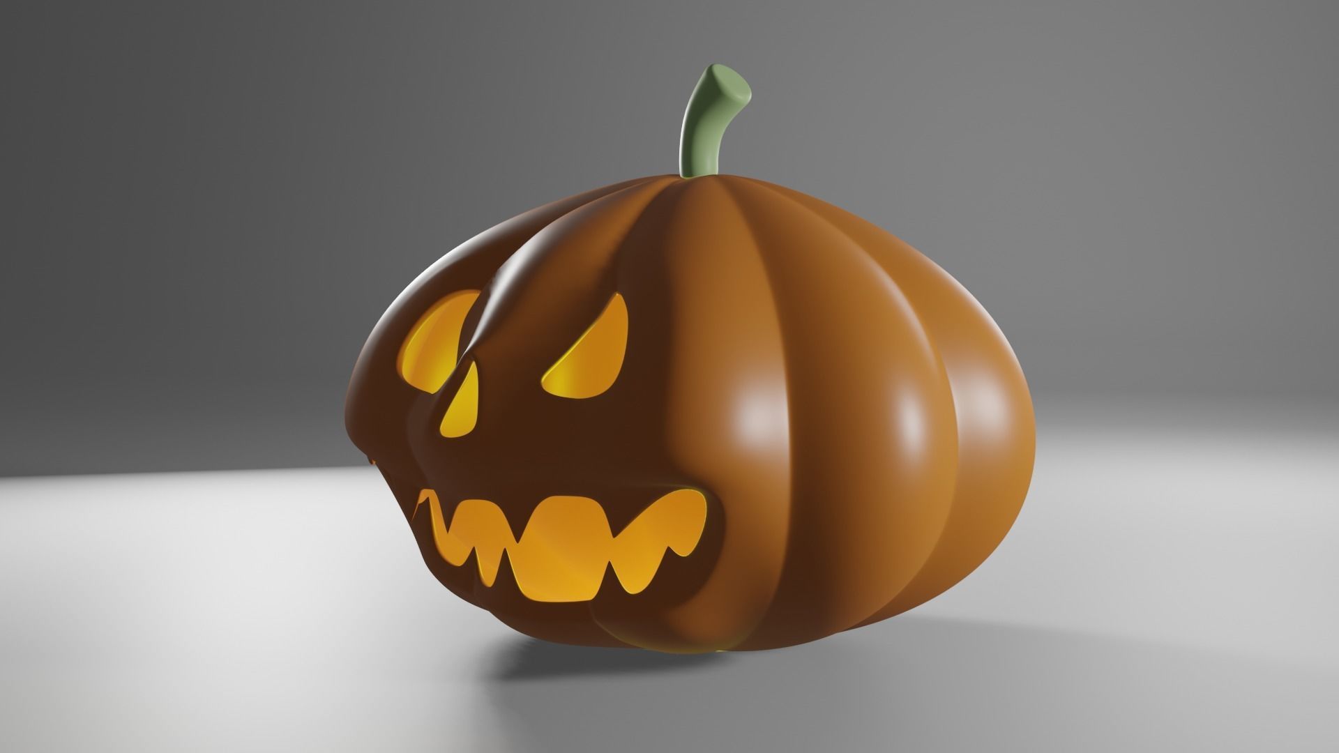 Pumpkin for halloween 3D print model_2