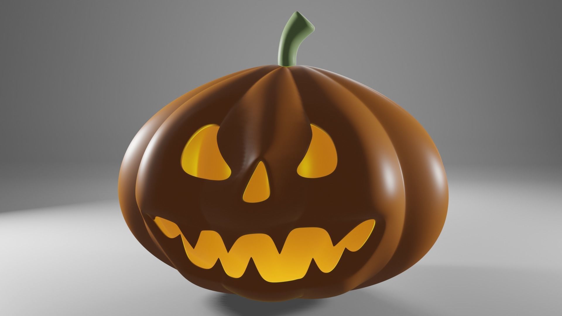 Pumpkin for halloween 3D print model_4