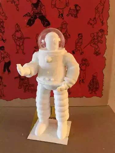 Wolff in spacesuit