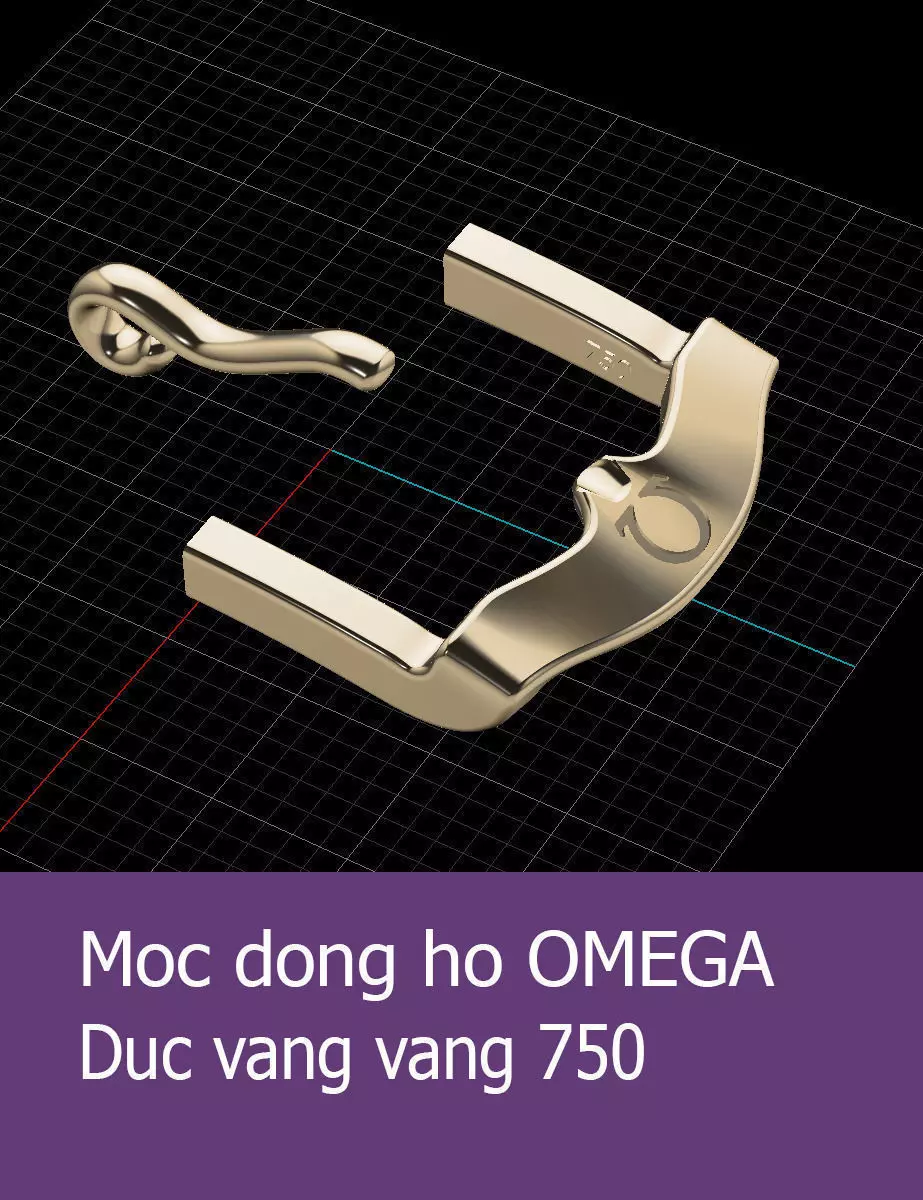 Watch omega 3D print model_0