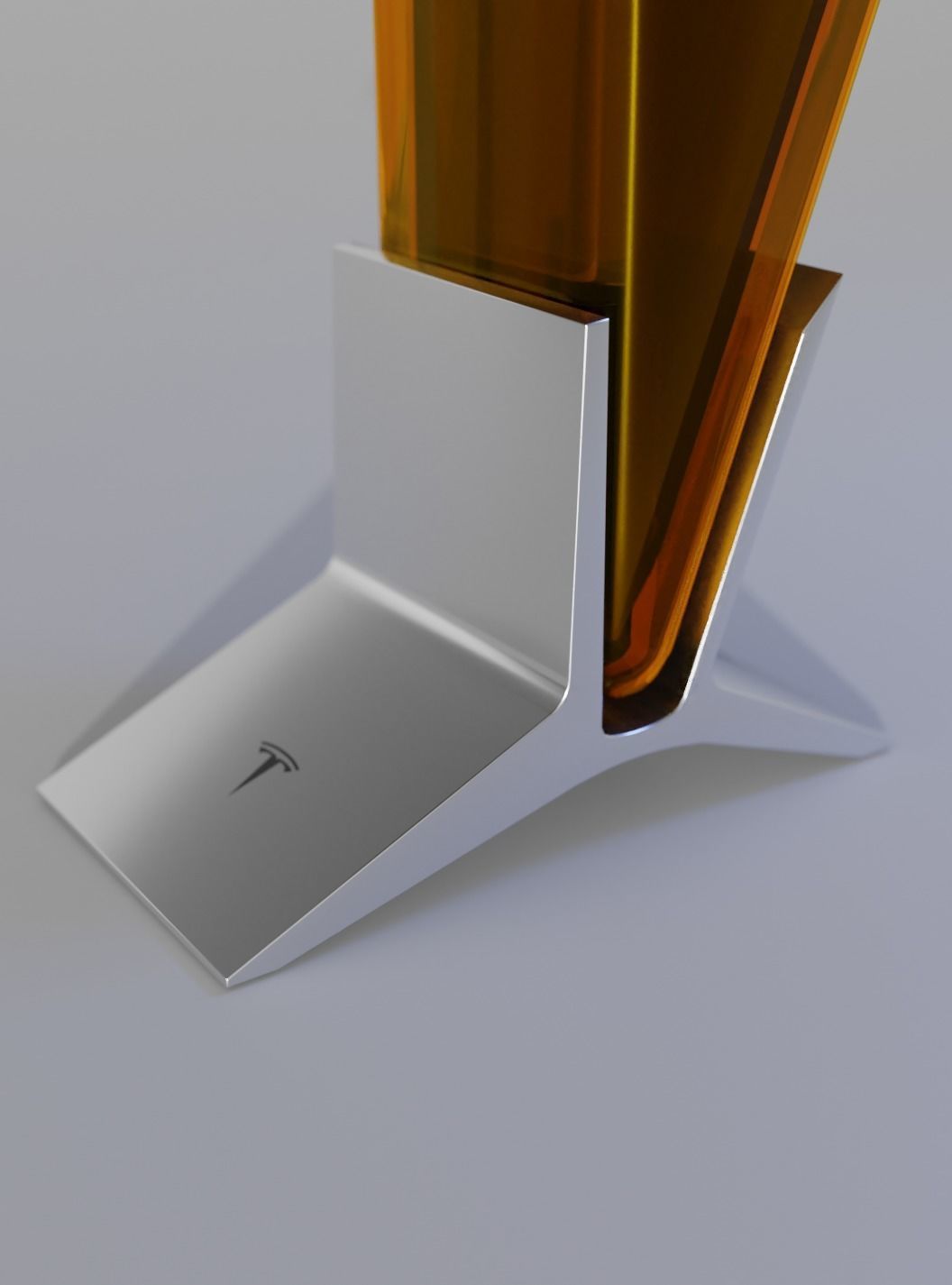 Tesla Tequila - 2020 Teslaquila bottle Low-poly 3D model_1