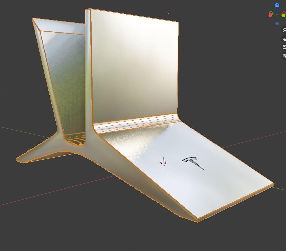 Tesla Tequila - 2020 Teslaquila bottle Low-poly 3D model_9