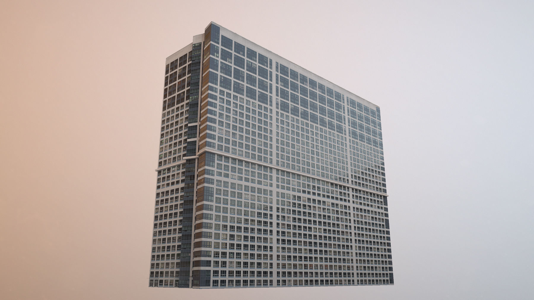 MSK Building 23 east Low-poly 3D model_11