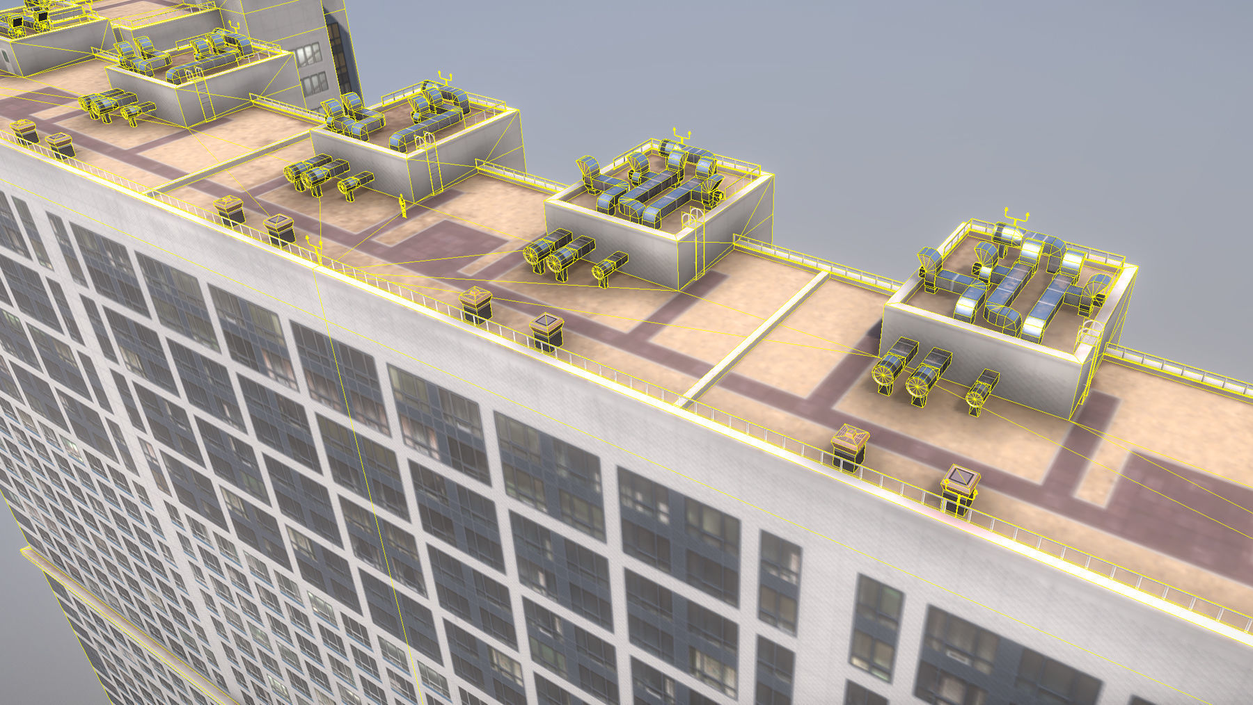 MSK Building 23 east Low-poly 3D model_21