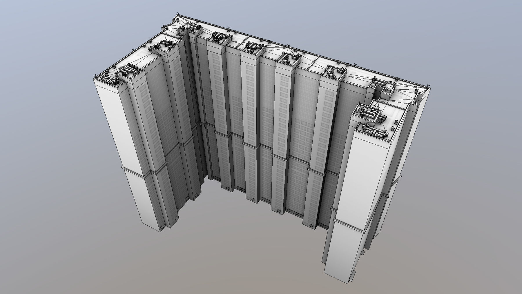 MSK Building 23 east Low-poly 3D model_22