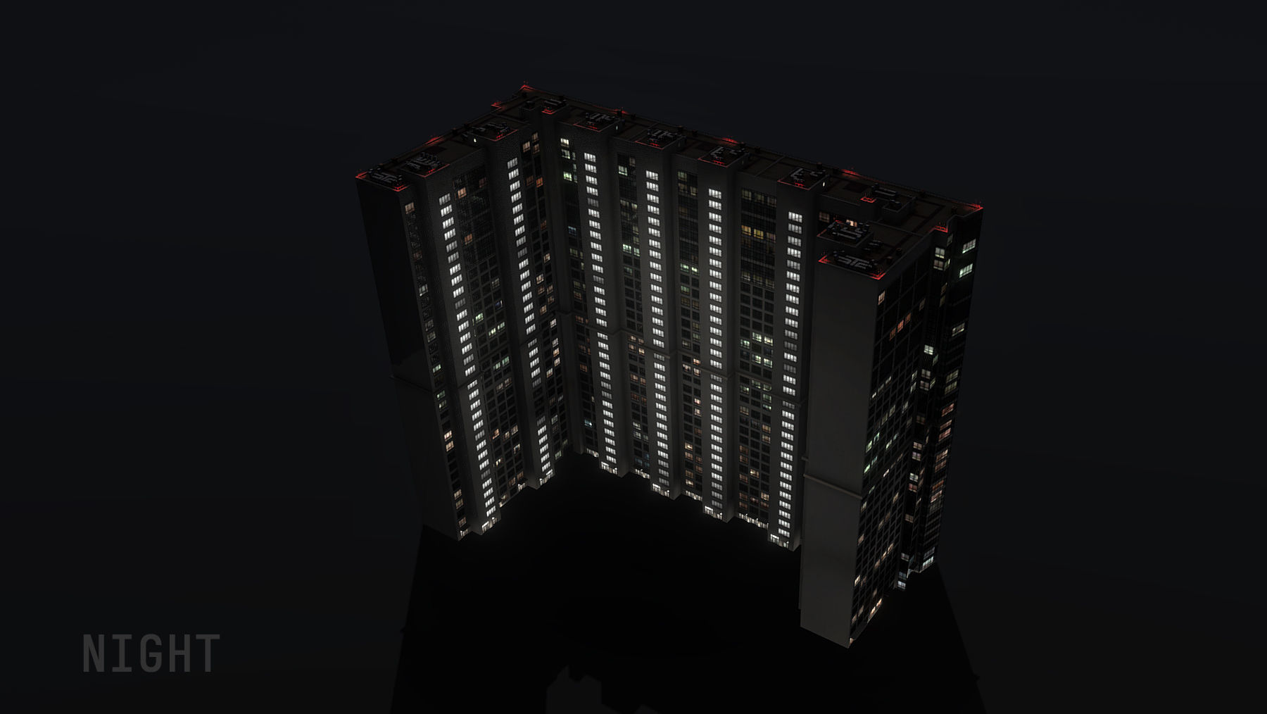 MSK Building 23 east Low-poly 3D model_18