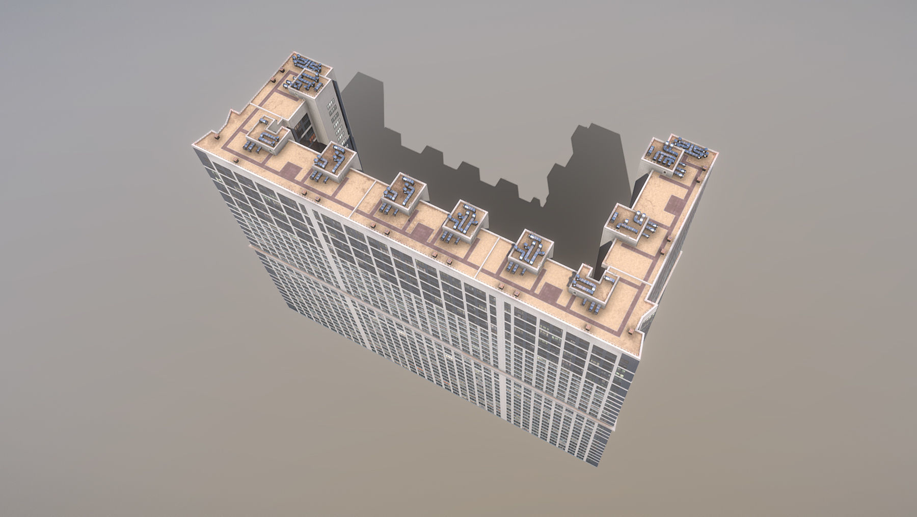 MSK Building 23 east Low-poly 3D model_10