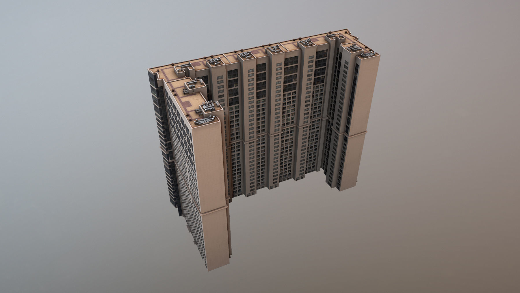 MSK Building 23 east Low-poly 3D model_14