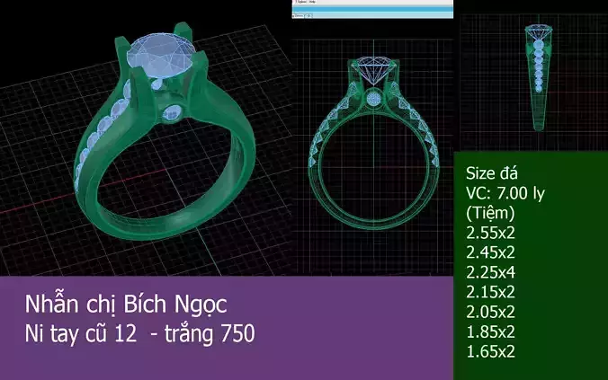 Teen ring 3D print model