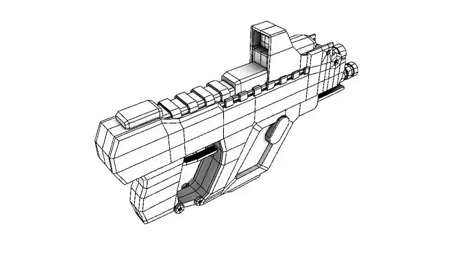 GUN SMG 3D model