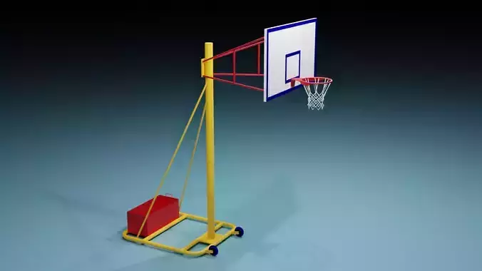 Basketball Hoop Low-poly 3D model Low-poly 3D model