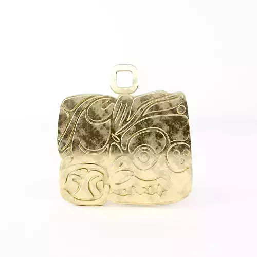 Mayan pendant A9 3D print model