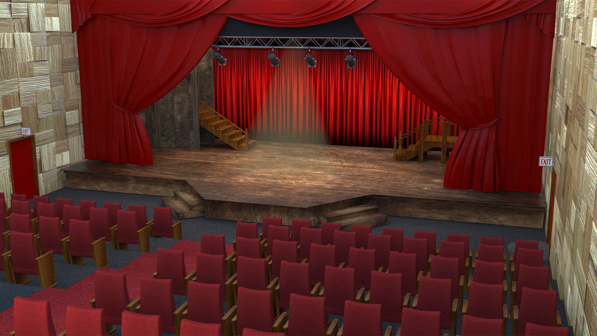 Theatre 3D model_1