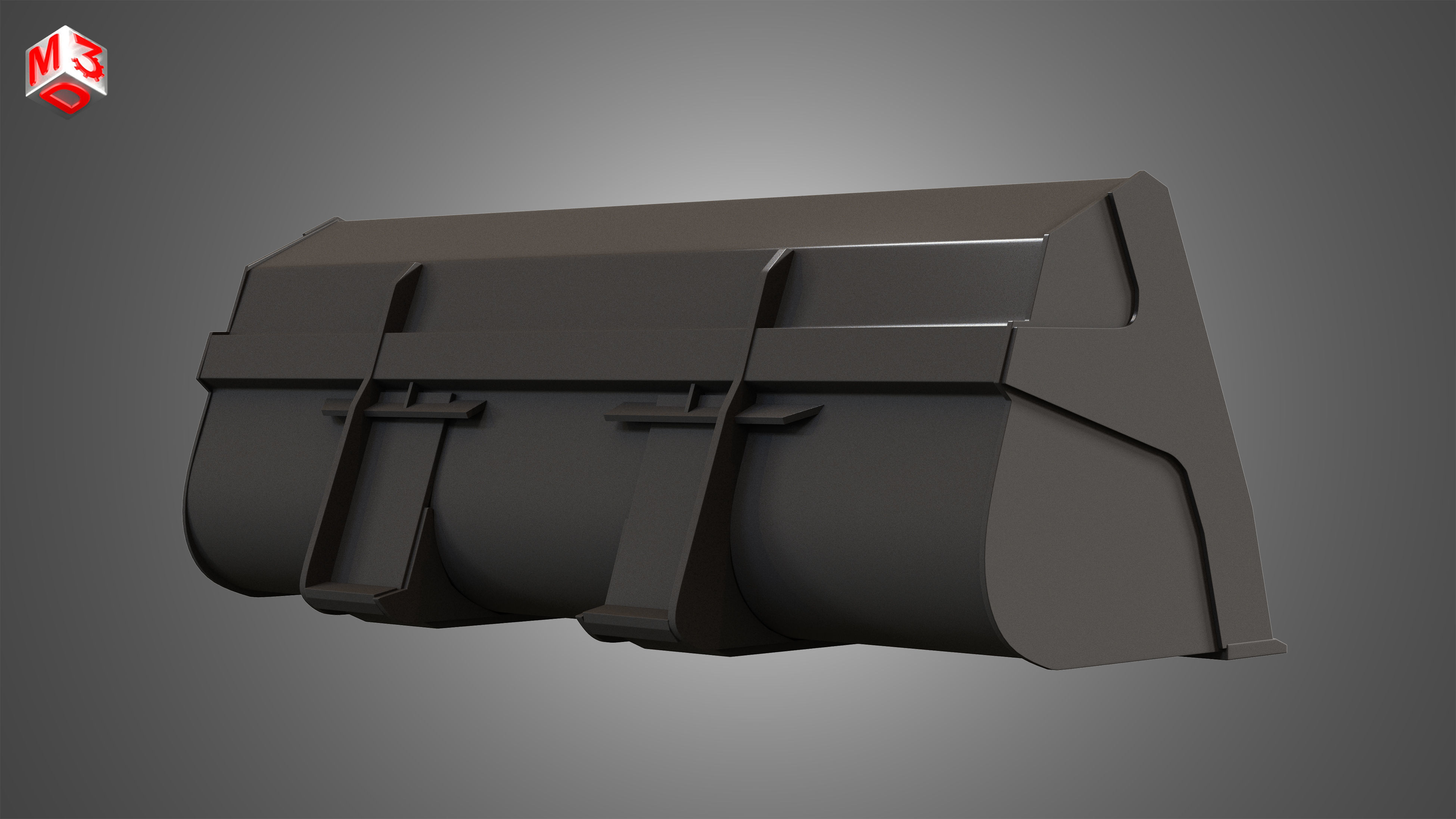 Universal Shovel - Spare Part for JCB Skid Steer Loader 3D model_1