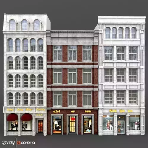 face for background vol5 3D model