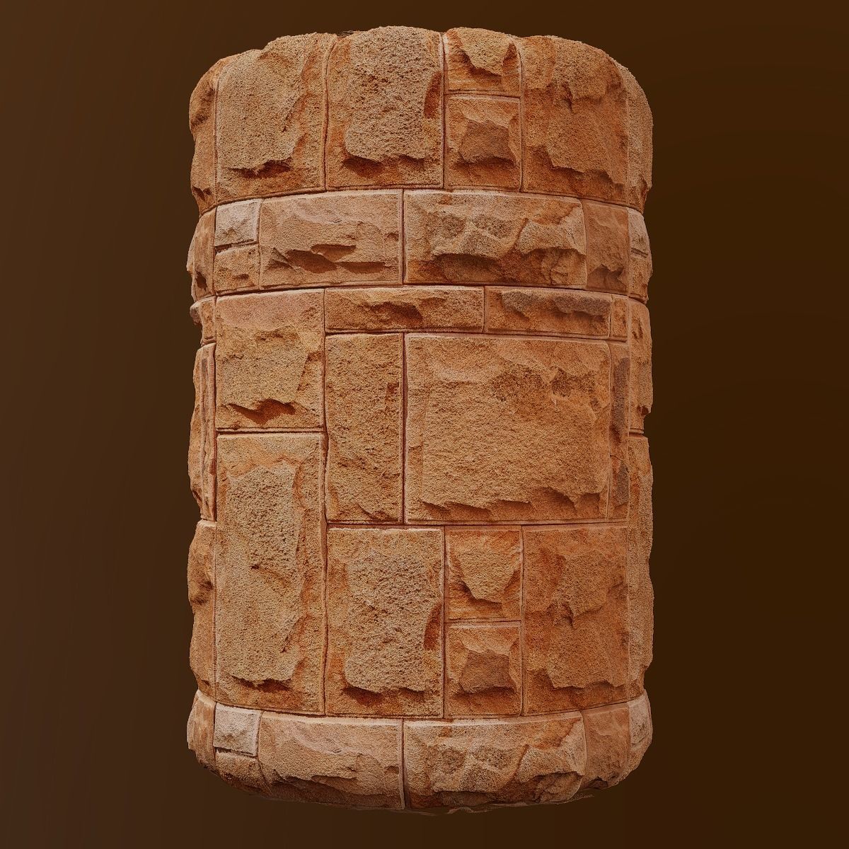 Sandstone Wall Cladding PBR Texture Texture_6