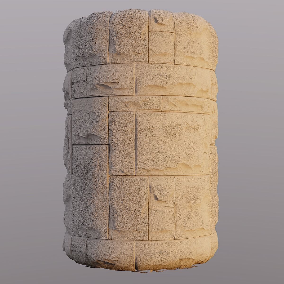 Sandstone Wall Cladding PBR Texture Texture_3