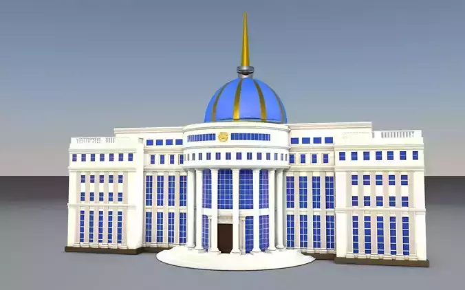 Ak Orda residence of the President of the Republic of Kazakhstan 3D model Ak Orda residence of the President of the Republic of Kazakhstan 3D model