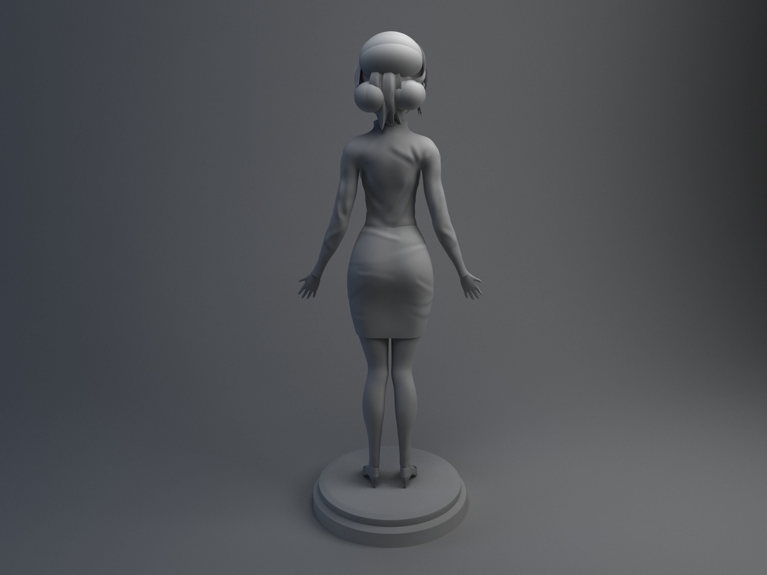 Disney Girl 3D model_6