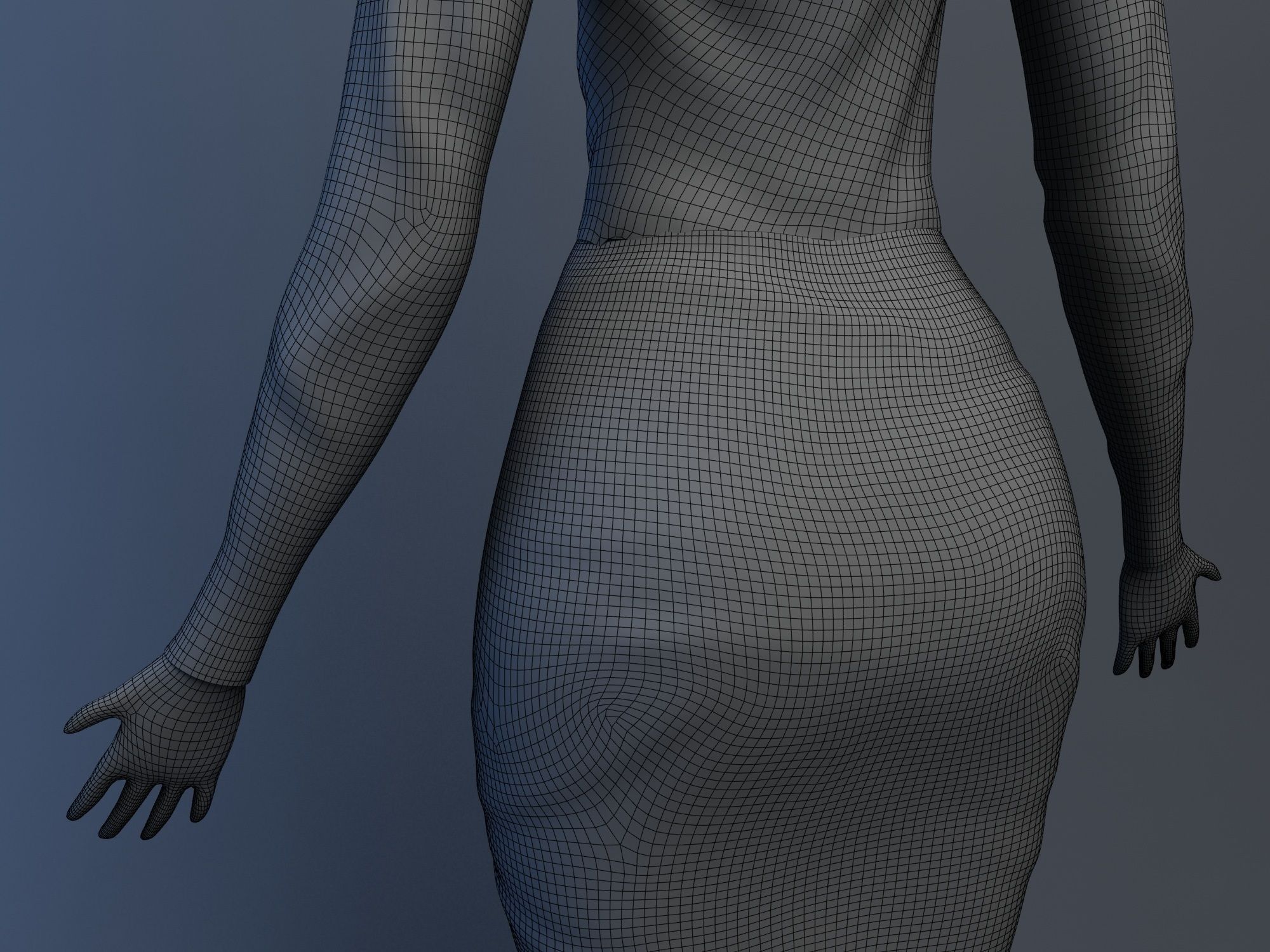 Disney Girl 3D model_19