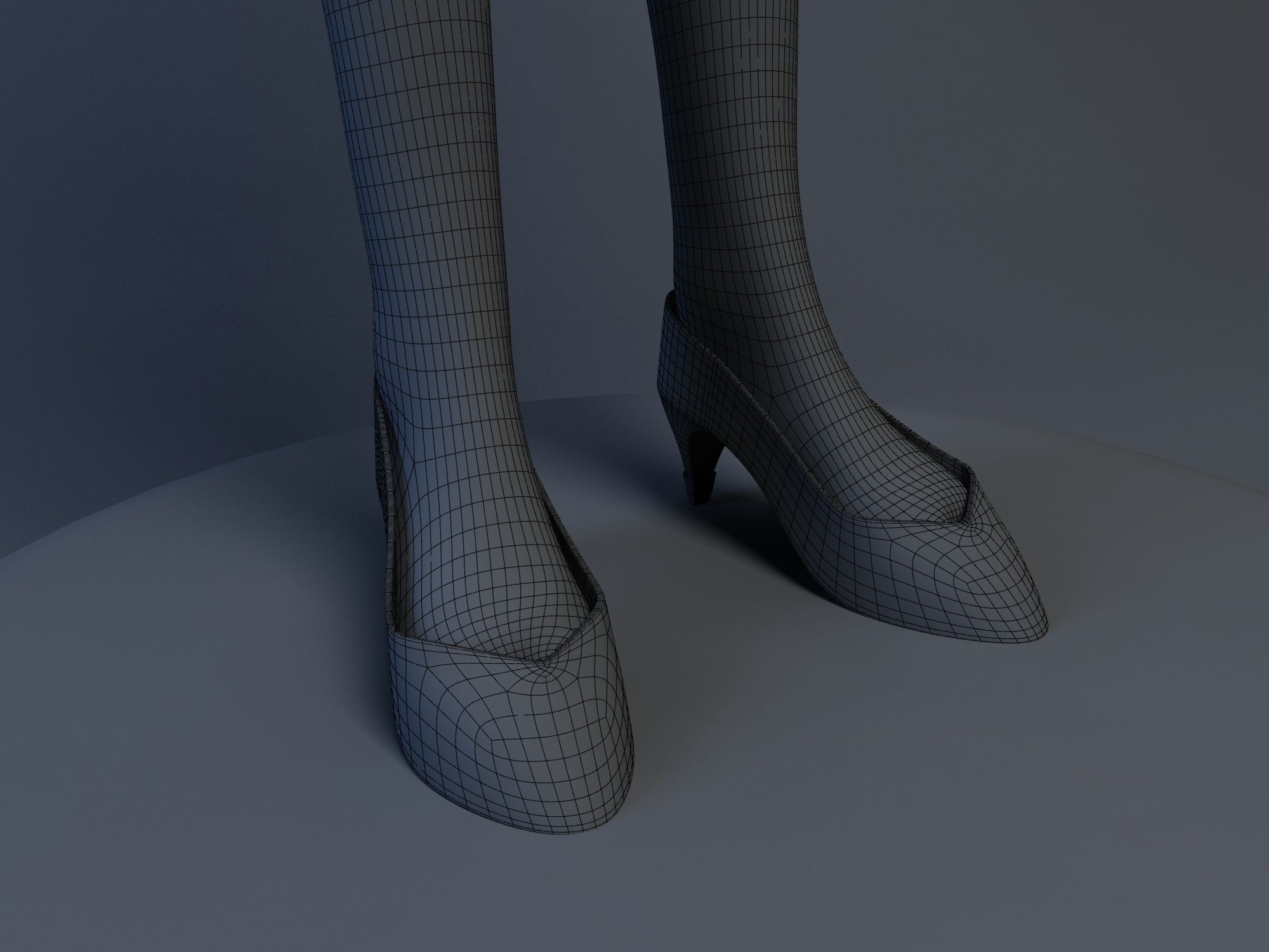 Disney Girl 3D model_12