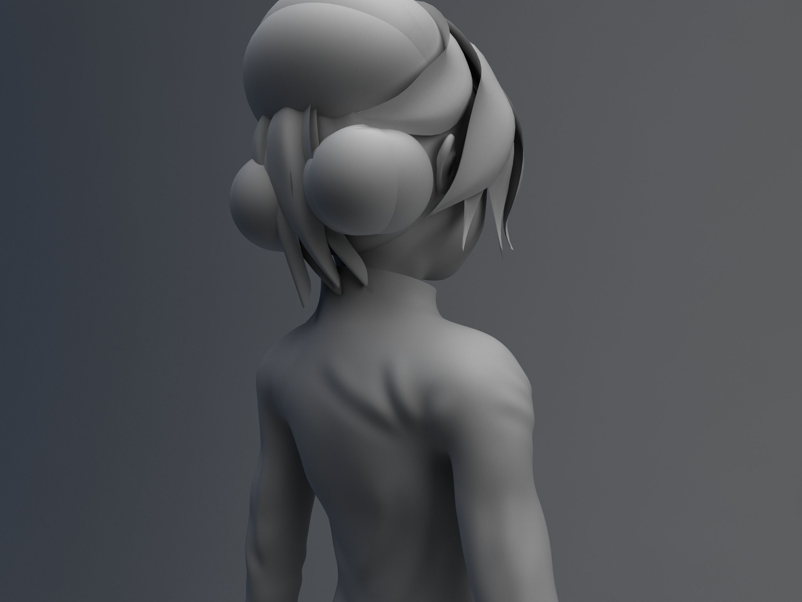 Disney Girl 3D model_10