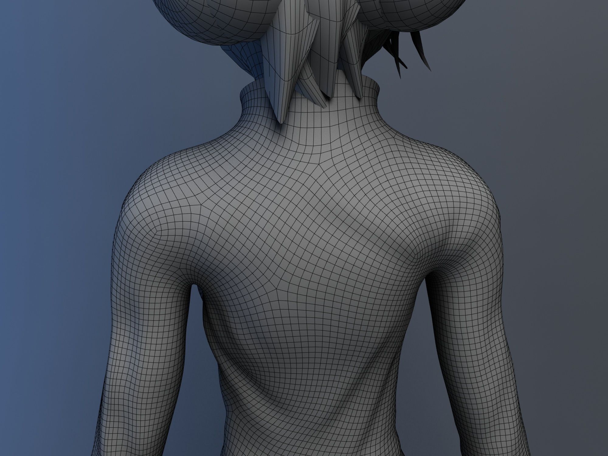 Disney Girl 3D model_16