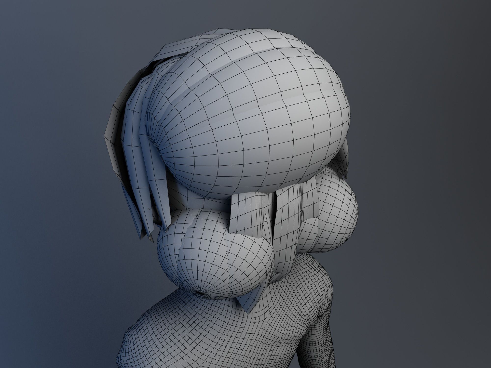 Disney Girl 3D model_15