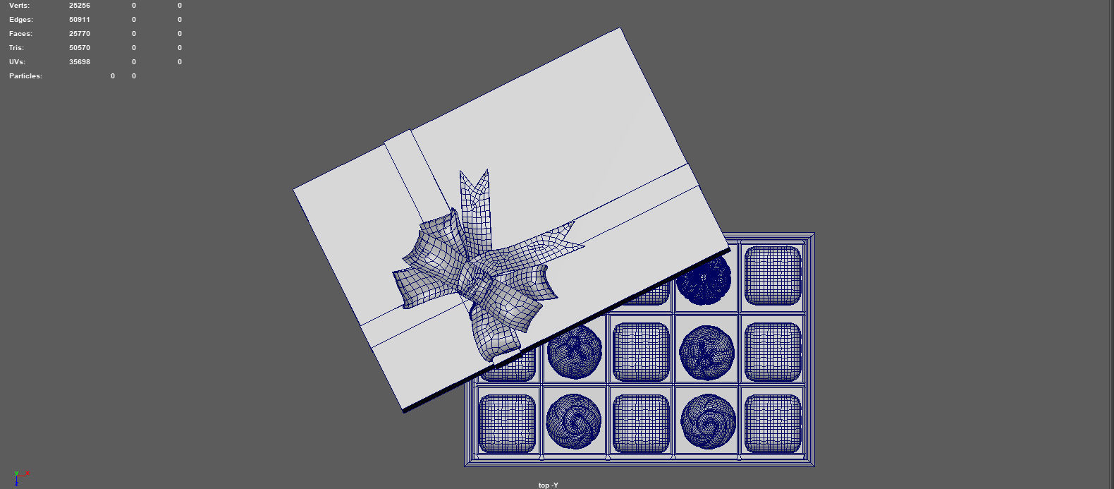 CHOCOLATE GIFT BOX 3D model_15