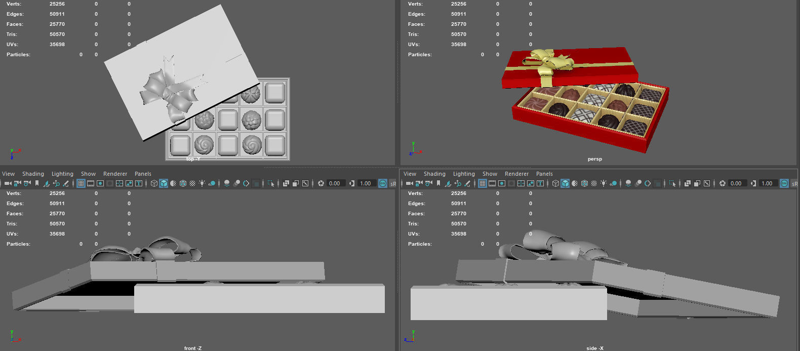 CHOCOLATE GIFT BOX 3D model_13