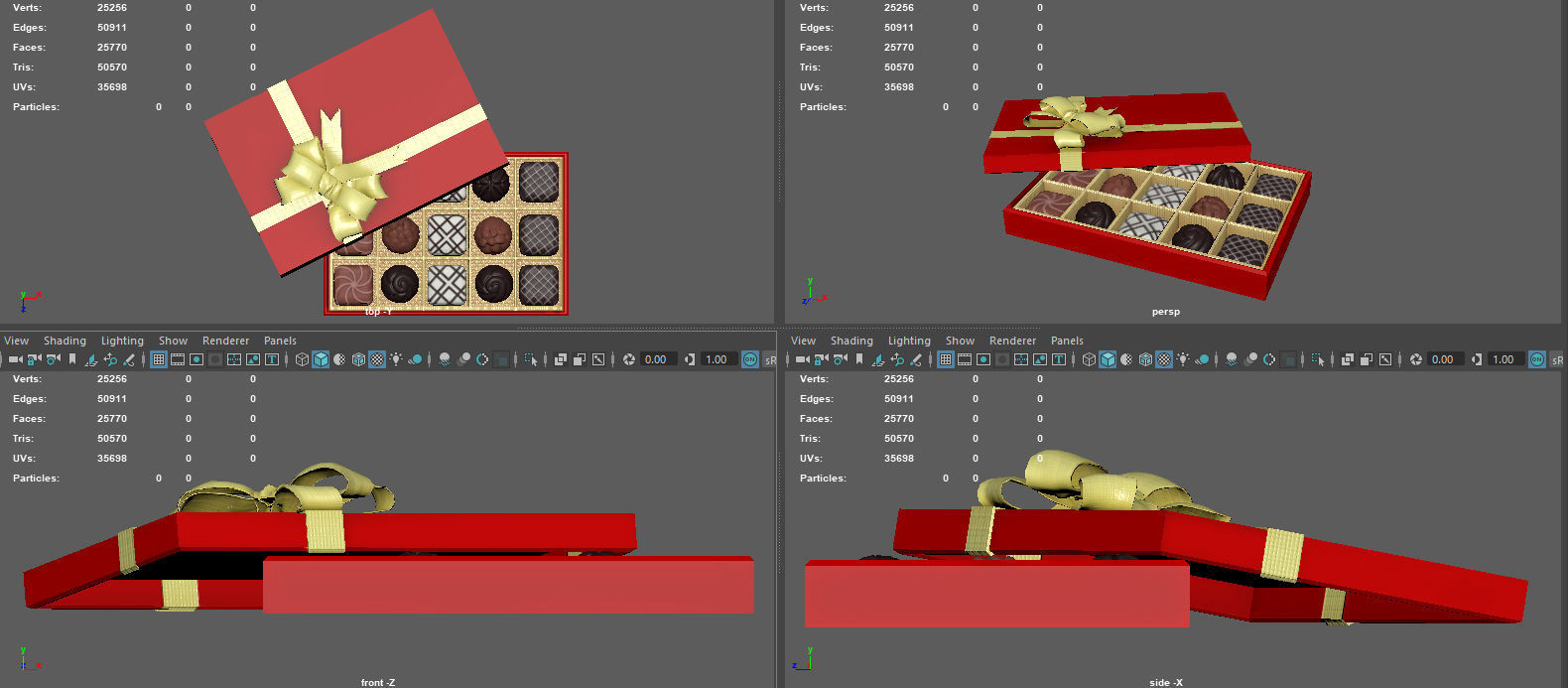 CHOCOLATE GIFT BOX 3D model_12