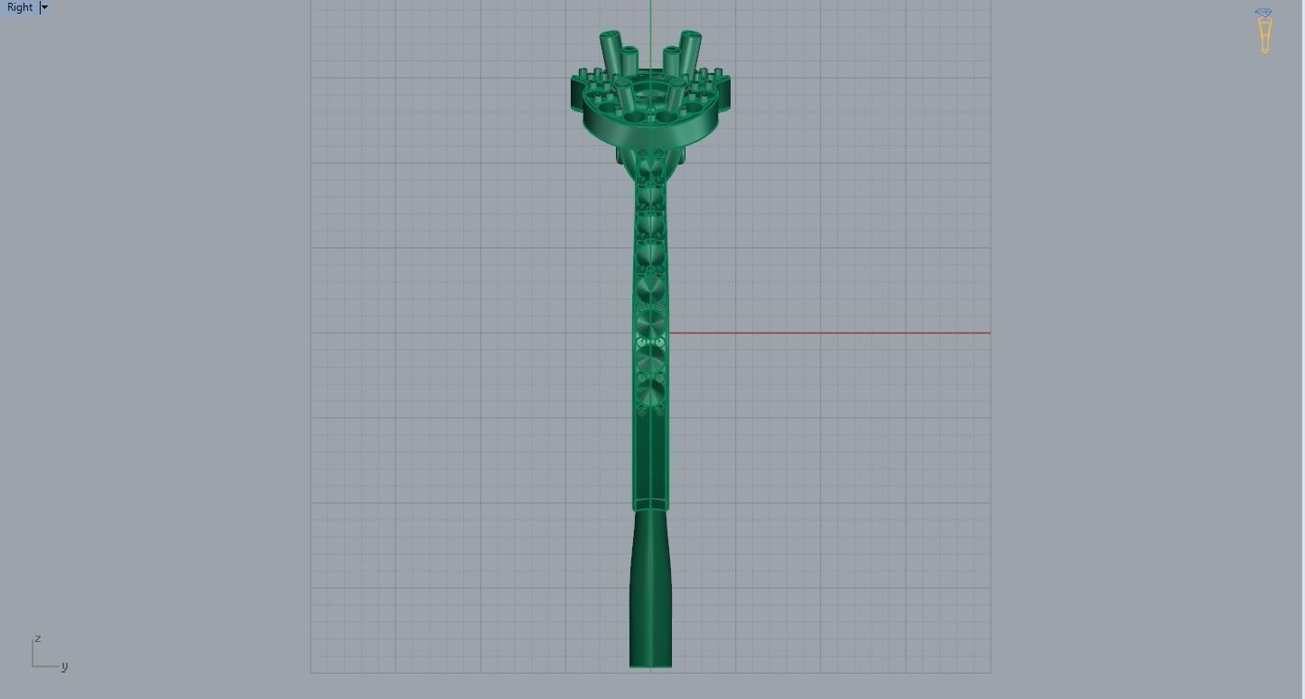 Three stone halo engagement ring 3D print model_56