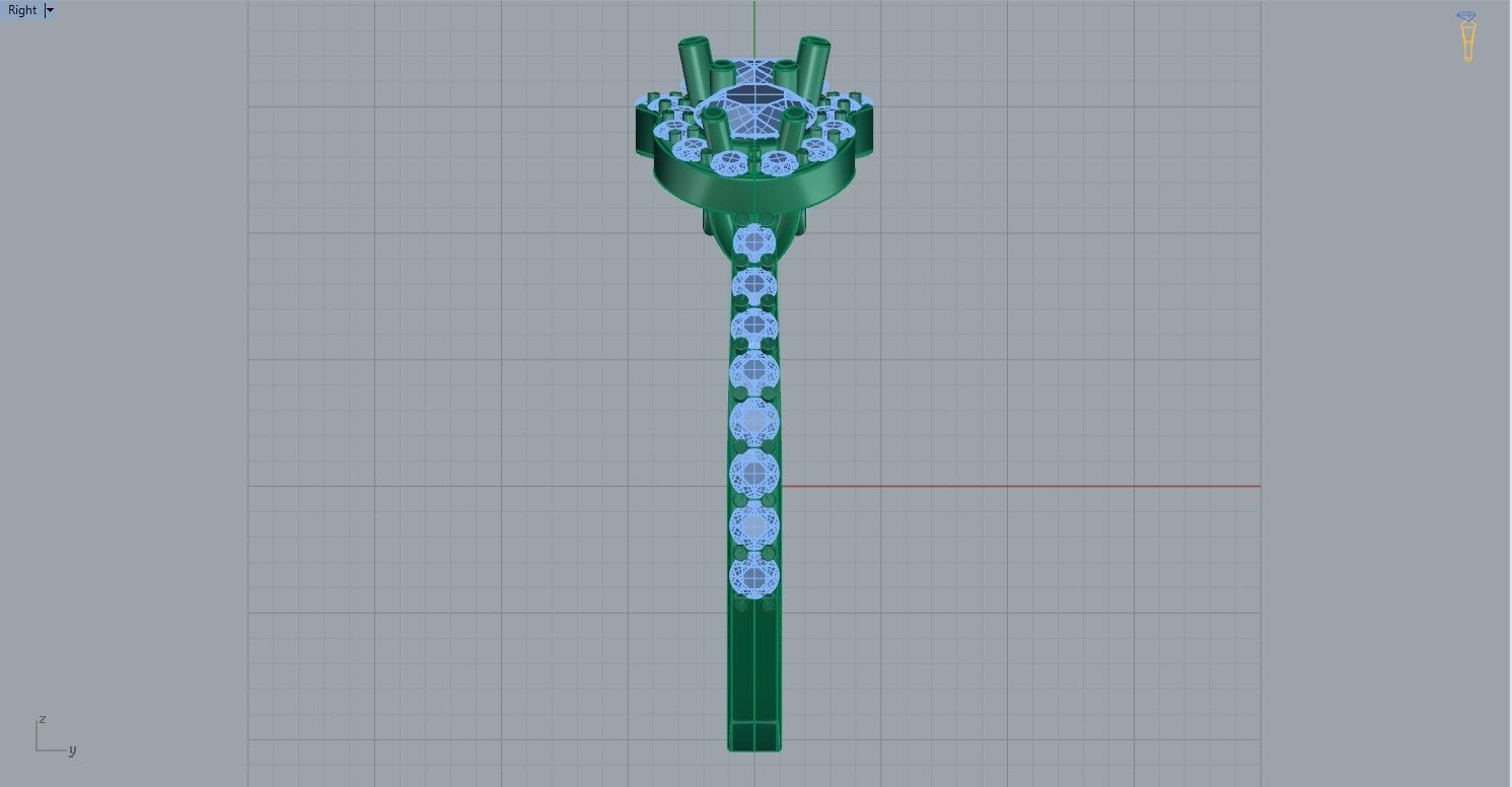 Three stone halo engagement ring 3D print model_47