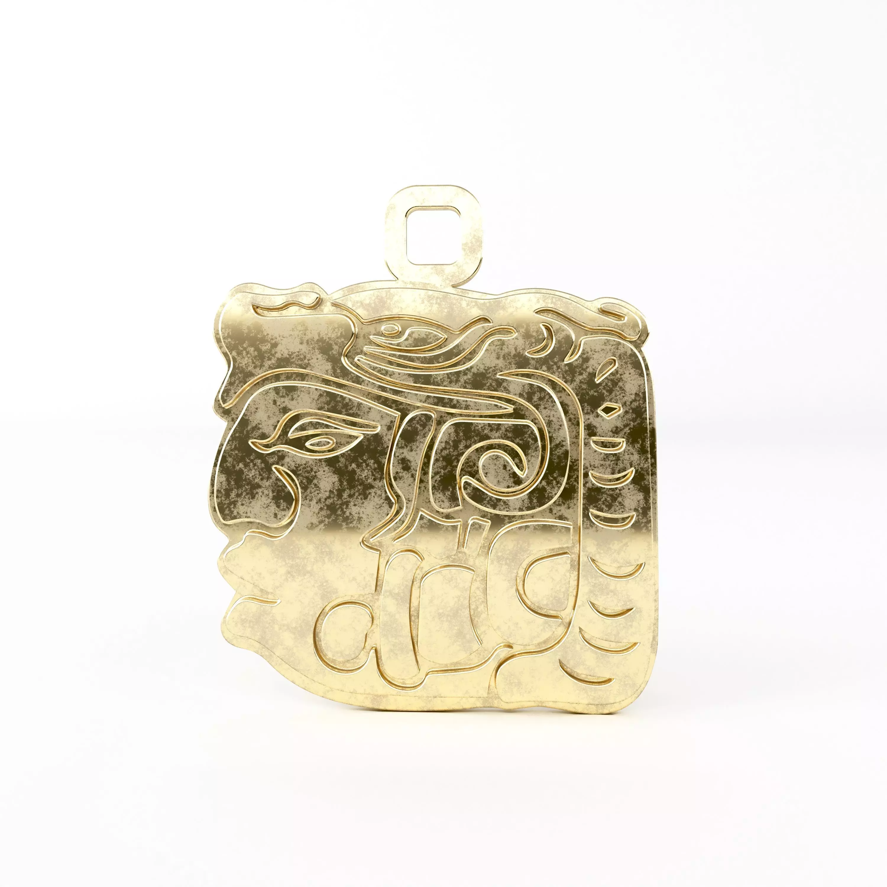 Mayan pendant M 3D print model