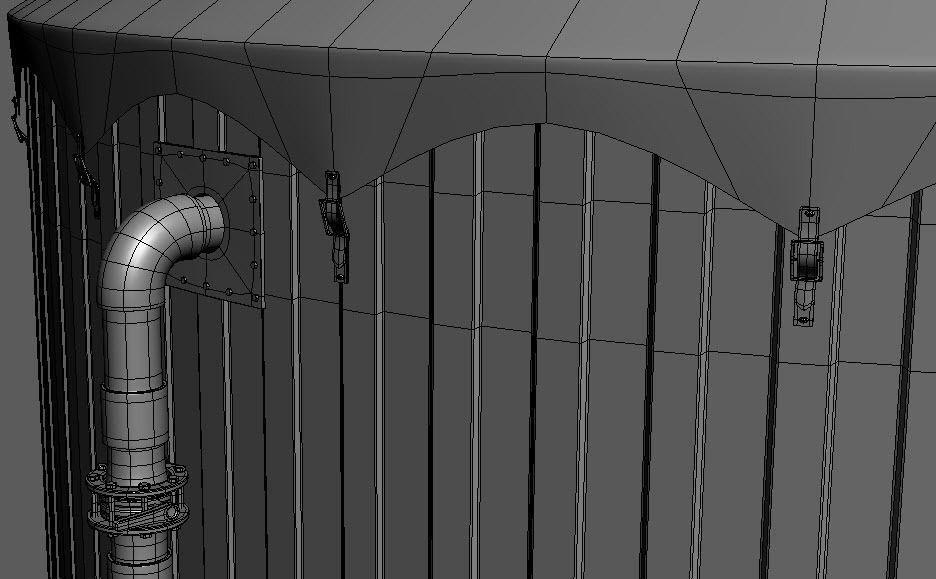 Biogas Plant 3D model_8