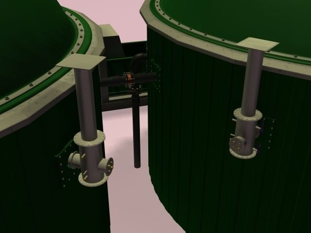 Biogas Plant 3D model_6