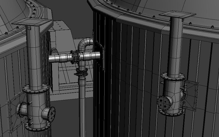Biogas Plant 3D model_16